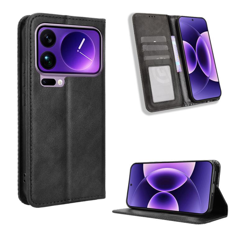 Magnetic Buckle Retro Texture Leather Phone Case, For Xiaomi 17 Max 5G, For Xiaomi 17T Pro 5G, For Xiaomi 17T 5G, For Xiaomi 17 Ultra, For Xiaomi 17 Pro Max, For Xiaomi 17 Pro, For Xiaomi 17, For Xiaomi Poco M7 4G 171mm, For Xiaomi 15T Pro 5G          ...