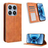 Magnetic Buckle Retro Texture Leather Phone Case, For Xiaomi 17 Ultra, For Xiaomi 17 Pro Max, For Xiaomi 17 Pro, For Xiaomi 17, For Xiaomi Poco M7 4G 171mm, For Xiaomi 15T Pro 5G, For Xiaomi Civi 5 Pro 5G, For Xiaomi Poco C71 / Redmi A5 4G 171.7mm     ...
