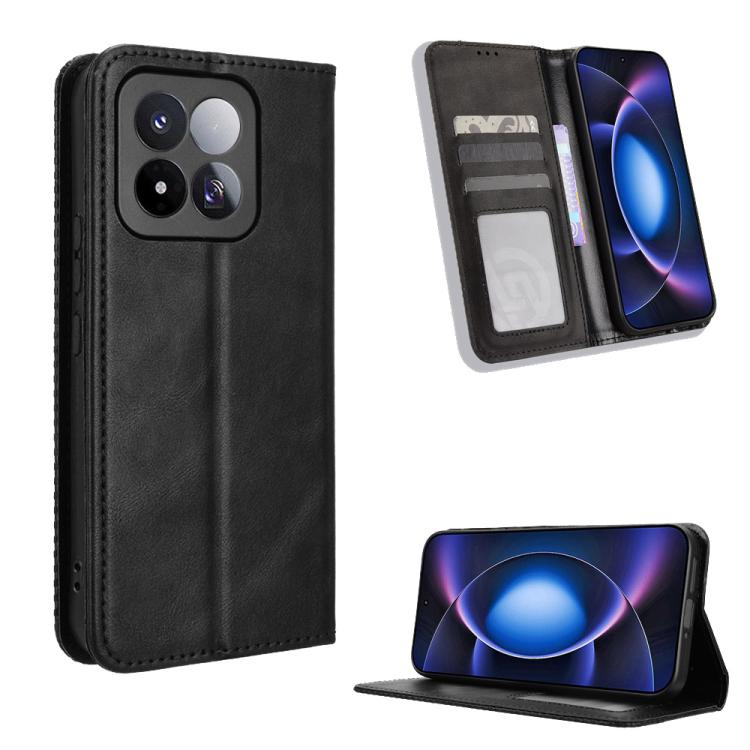 Magnetic Buckle Retro Texture Leather Phone Case, For Xiaomi 17 Max 5G, For Xiaomi 17T Pro 5G, For Xiaomi 17T 5G, For Xiaomi 17 Ultra, For Xiaomi 17 Pro Max, For Xiaomi 17 Pro, For Xiaomi 17, For Xiaomi Poco M7 4G 171mm, For Xiaomi 15T Pro 5G          ...