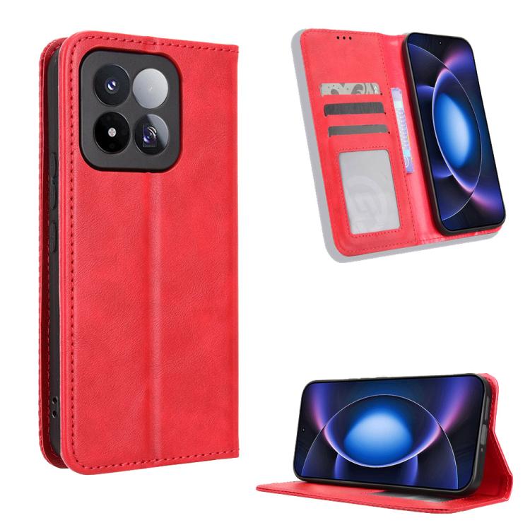 Magnetic Buckle Retro Texture Leather Phone Case, For Xiaomi 17 Max 5G, For Xiaomi 17T Pro 5G, For Xiaomi 17T 5G, For Xiaomi 17 Ultra, For Xiaomi 17 Pro Max, For Xiaomi 17 Pro, For Xiaomi 17, For Xiaomi Poco M7 4G 171mm, For Xiaomi 15T Pro 5G          ...