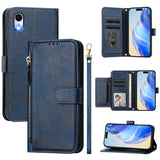 Multi-Card Slots Zipper Wallet Leather Phone Case, For iPhone 11 Pro Max, For iPhone 11, For iPhone 11 Pro, For iPhone X / XS, For iPhone XR, For iPhone XS Max, For iPhone 8 Plus / 7 Plus
