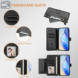Multi-Card Slots Zipper Wallet Leather Phone Case, For iPhone 17e / 16e, For iPhone 17 Pro Max, For iPhone 17 Pro, For iPhone 17, For iPhone Air, For iPhone 16 Pro Max, For iPhone 16 Pro, For iPhone 16 Plus
