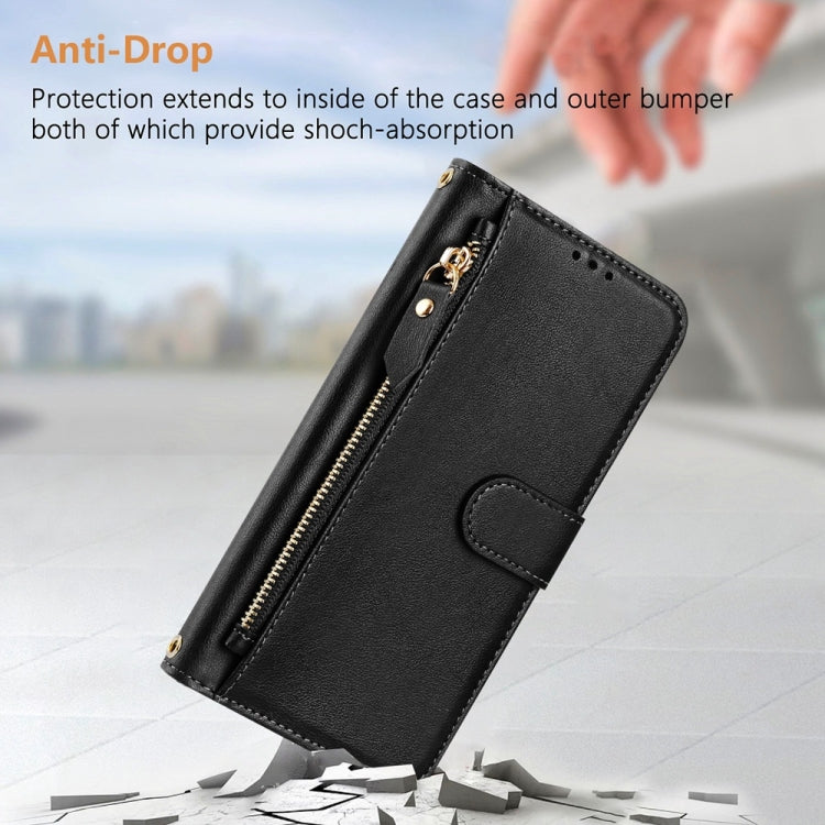 Multi-Card Slots Zipper Wallet Leather Phone Case, For iPhone 17e / 16e, For iPhone 17 Pro Max, For iPhone 17 Pro, For iPhone 17, For iPhone Air, For iPhone 16 Pro Max, For iPhone 16 Pro, For iPhone 16 Plus