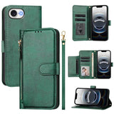 Multi-Card Slots Zipper Wallet Leather Phone Case, For iPhone 17e / 16e, For iPhone 17 Pro Max, For iPhone 17 Pro, For iPhone 17, For iPhone Air, For iPhone 16 Pro Max, For iPhone 16 Pro, For iPhone 16 Plus