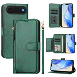Multi-Card Slots Zipper Wallet Leather Phone Case, For iPhone 17e / 16e, For iPhone 17 Pro Max, For iPhone 17 Pro, For iPhone 17, For iPhone Air, For iPhone 16 Pro Max, For iPhone 16 Pro, For iPhone 16 Plus
