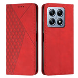 Diamond Splicing Skin Feel Magnetic Leather Phone Case, For Xiaomi 15 Ultra, For Xiaomi 15 Pro, For Xiaomi 15, For Xiaomi 14T Pro, For Xiaomi 14T