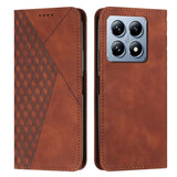 Diamond Splicing Skin Feel Magnetic Leather Phone Case, For Xiaomi 15 Ultra, For Xiaomi 15 Pro, For Xiaomi 15, For Xiaomi 14T Pro, For Xiaomi 14T