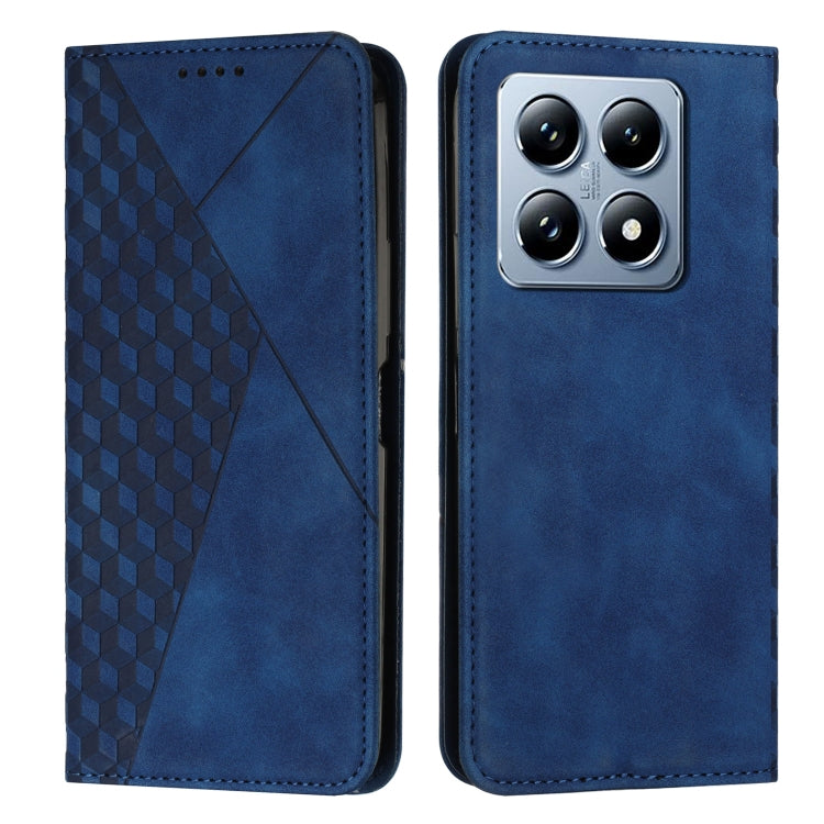 Diamond Splicing Skin Feel Magnetic Leather Phone Case, For Xiaomi 15 Ultra, For Xiaomi 15 Pro, For Xiaomi 15, For Xiaomi 14T Pro, For Xiaomi 14T