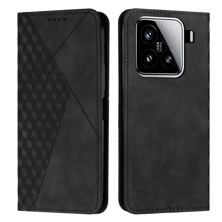 Diamond Splicing Skin Feel Magnetic Leather Phone Case, For Xiaomi 15 Ultra, For Xiaomi 15 Pro, For Xiaomi 15, For Xiaomi 14T Pro, For Xiaomi 14T