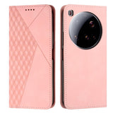 Diamond Splicing Skin Feel Magnetic Leather Phone Case, For Xiaomi 15 Ultra, For Xiaomi 15 Pro, For Xiaomi 15, For Xiaomi 14T Pro, For Xiaomi 14T