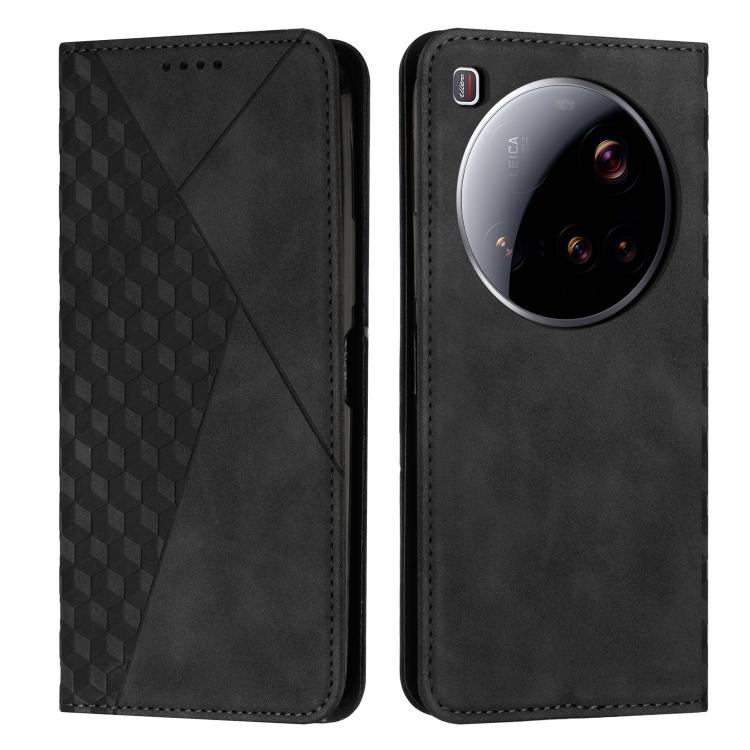 Diamond Splicing Skin Feel Magnetic Leather Phone Case, For Xiaomi 15 Ultra, For Xiaomi 15 Pro, For Xiaomi 15, For Xiaomi 14T Pro, For Xiaomi 14T