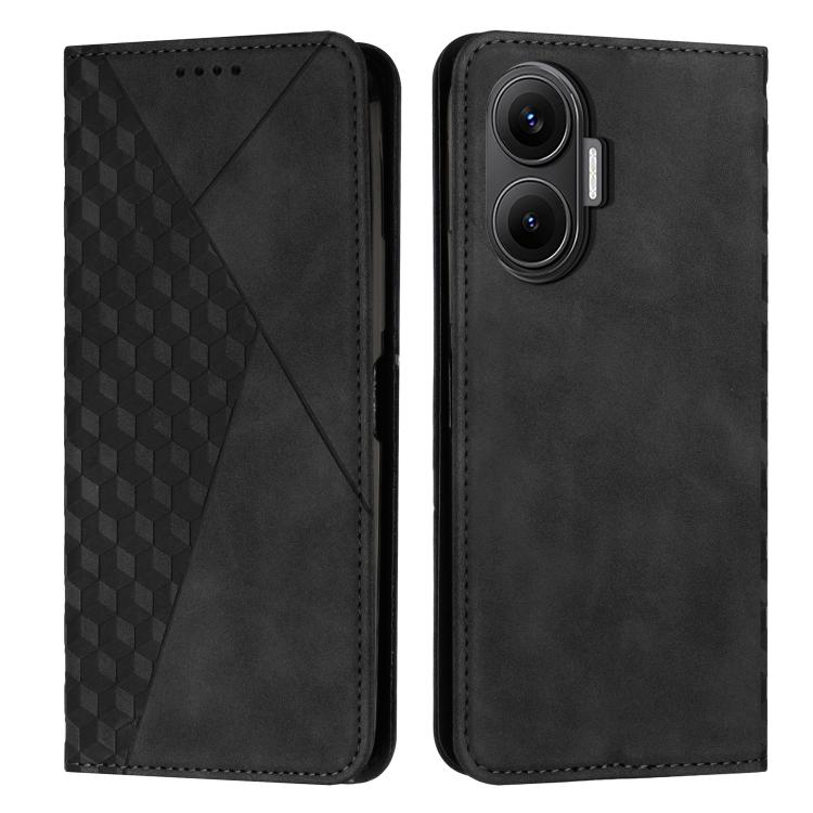 Diamond Splicing Skin Feel Magnetic Leather Phone Case, For Xiaomi 15T, For Xiaomi Poco F7, For Xiaomi Poco F7 Pro / F7 Ultra, For Xiaomi 15 Ultra, For Xiaomi 15 Pro, For Xiaomi 15, For Xiaomi 14T Pro, For Xiaomi 14T