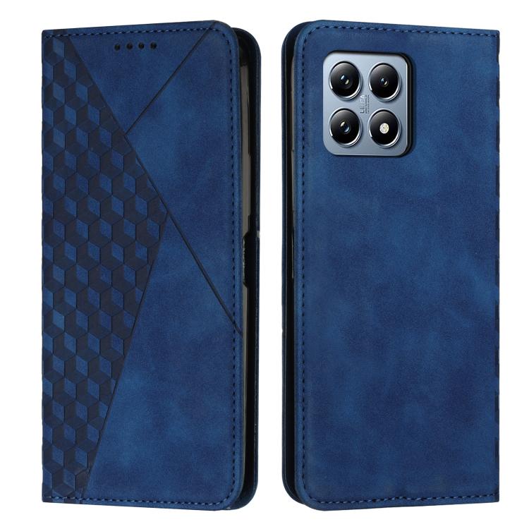 Diamond Splicing Skin Feel Magnetic Leather Phone Case, For Xiaomi 15T, For Xiaomi Poco F7, For Xiaomi Poco F7 Pro / F7 Ultra, For Xiaomi 15 Ultra, For Xiaomi 15 Pro, For Xiaomi 15, For Xiaomi 14T Pro, For Xiaomi 14T