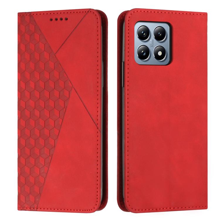 Diamond Splicing Skin Feel Magnetic Leather Phone Case, For Xiaomi 15T, For Xiaomi Poco F7, For Xiaomi Poco F7 Pro / F7 Ultra, For Xiaomi 15 Ultra, For Xiaomi 15 Pro, For Xiaomi 15, For Xiaomi 14T Pro, For Xiaomi 14T