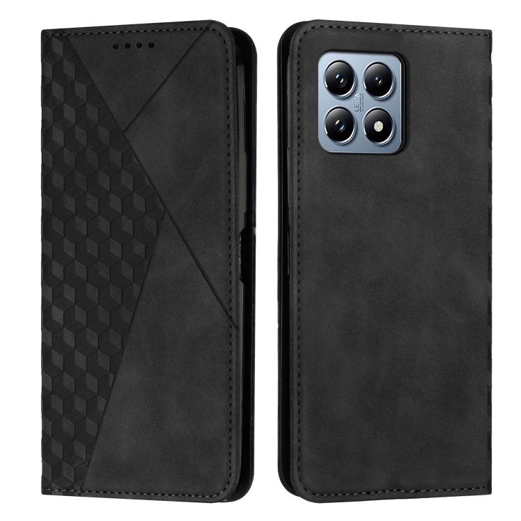 Diamond Splicing Skin Feel Magnetic Leather Phone Case, For Xiaomi 15T, For Xiaomi Poco F7, For Xiaomi Poco F7 Pro / F7 Ultra, For Xiaomi 15 Ultra, For Xiaomi 15 Pro, For Xiaomi 15, For Xiaomi 14T Pro, For Xiaomi 14T