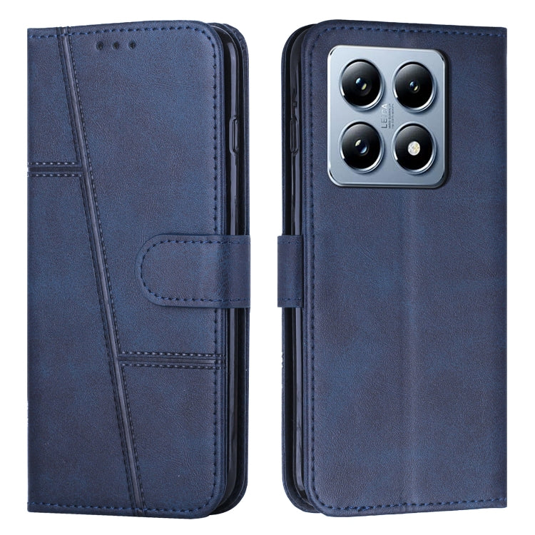 Stitching Calf Texture Buckle Leather Phone Case, For Xiaomi Poco F7 Pro / F7 Ultra, For Xiaomi 15 Ultra, For Xiaomi 15 Pro, For Xiaomi 15, For Xiaomi 14T Pro, For Xiaomi 14T