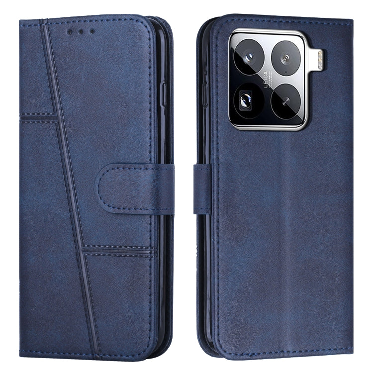 Stitching Calf Texture Buckle Leather Phone Case, For Xiaomi Poco F7 Pro / F7 Ultra, For Xiaomi 15 Ultra, For Xiaomi 15 Pro, For Xiaomi 15, For Xiaomi 14T Pro, For Xiaomi 14T