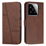 Stitching Calf Texture Buckle Leather Phone Case, For Xiaomi Poco F7 Pro / F7 Ultra, For Xiaomi 15 Ultra, For Xiaomi 15 Pro, For Xiaomi 15, For Xiaomi 14T Pro, For Xiaomi 14T