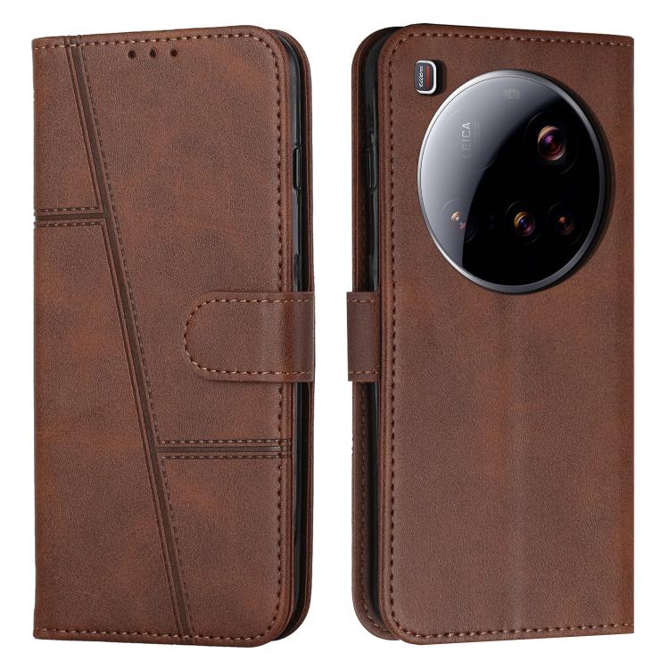 Stitching Calf Texture Buckle Leather Phone Case, For Xiaomi Poco F7, For Xiaomi Poco F7 Pro / F7 Ultra, For Xiaomi 15 Ultra, For Xiaomi 15 Pro, For Xiaomi 15, For Xiaomi 14T Pro, For Xiaomi 14T