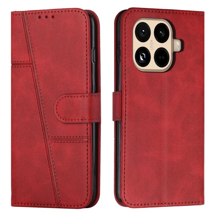 Stitching Calf Texture Buckle Leather Phone Case, For Xiaomi 17 Ultra, For Xiaomi 17 Pro Max, For Xiaomi 17 Pro, For Xiaomi 17, For Xiaomi Poco M7 4G 169mm, For Xiaomi 15T Pro, For Xiaomi 15T, For Xiaomi Poco F7