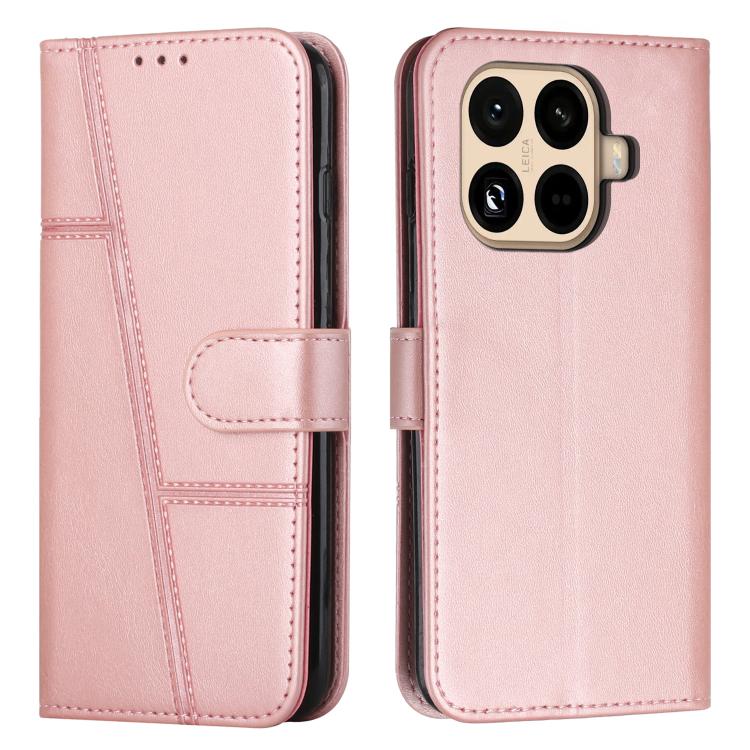 Stitching Calf Texture Buckle Leather Phone Case, For Xiaomi 17 Ultra, For Xiaomi 17 Pro Max, For Xiaomi 17 Pro, For Xiaomi 17, For Xiaomi Poco M7 4G 169mm, For Xiaomi 15T Pro, For Xiaomi 15T, For Xiaomi Poco F7