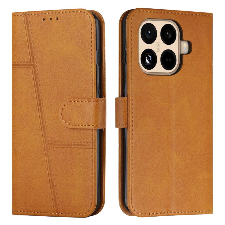 Stitching Calf Texture Buckle Leather Phone Case, For Xiaomi 17 Ultra, For Xiaomi 17 Pro Max, For Xiaomi 17 Pro, For Xiaomi 17, For Xiaomi Poco M7 4G 169mm, For Xiaomi 15T Pro, For Xiaomi 15T, For Xiaomi Poco F7