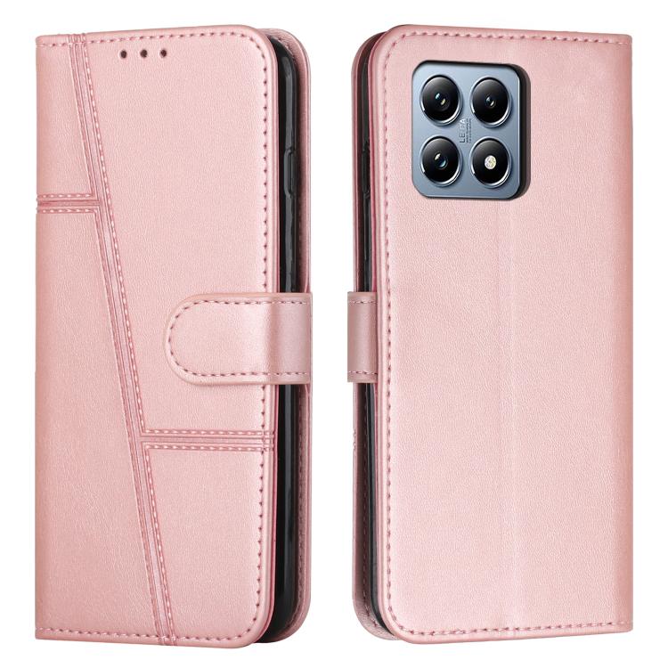 Stitching Calf Texture Buckle Leather Phone Case, For Xiaomi 17 Ultra, For Xiaomi 17 Pro Max, For Xiaomi 17 Pro, For Xiaomi 17, For Xiaomi Poco M7 4G 169mm, For Xiaomi 15T Pro, For Xiaomi 15T, For Xiaomi Poco F7