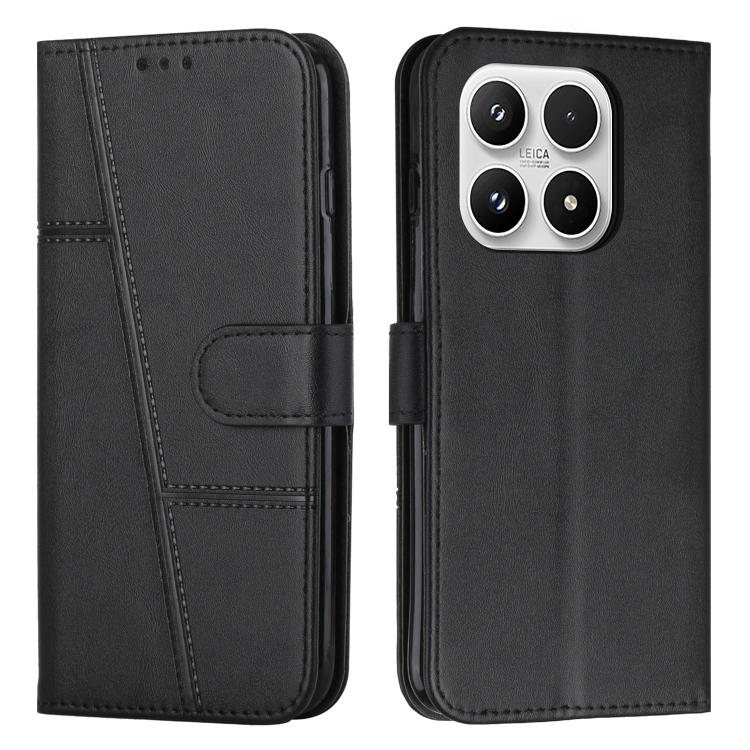 Stitching Calf Texture Buckle Leather Phone Case, For Xiaomi 17 Ultra, For Xiaomi 17 Pro Max, For Xiaomi 17 Pro, For Xiaomi 17, For Xiaomi Poco M7 4G 169mm, For Xiaomi 15T Pro, For Xiaomi 15T, For Xiaomi Poco F7