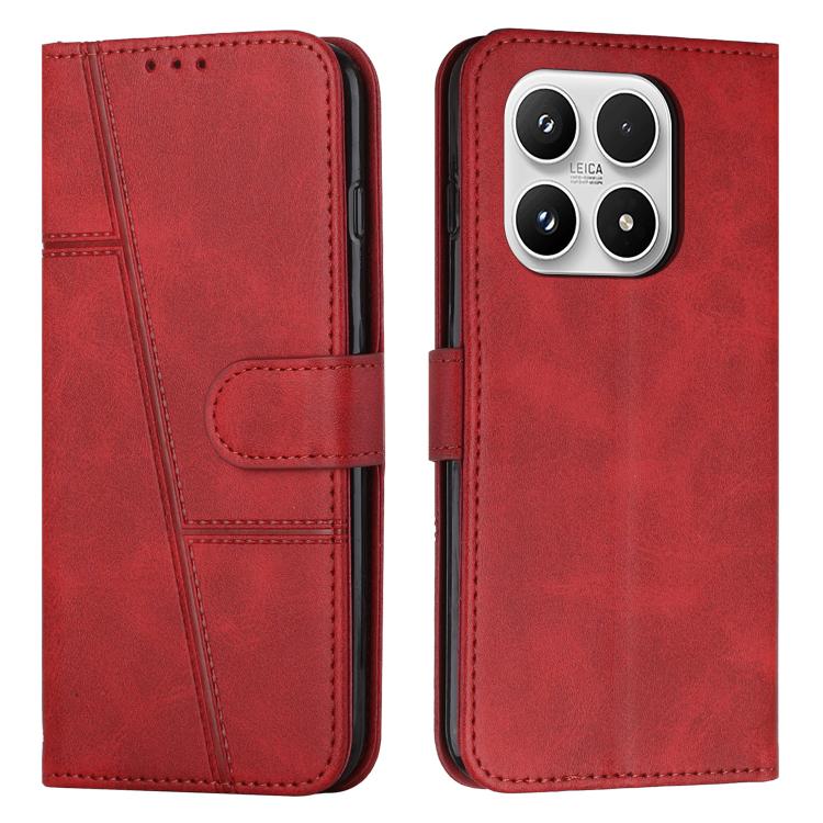 Stitching Calf Texture Buckle Leather Phone Case, For Xiaomi 17 Ultra, For Xiaomi 17 Pro Max, For Xiaomi 17 Pro, For Xiaomi 17, For Xiaomi Poco M7 4G 169mm, For Xiaomi 15T Pro, For Xiaomi 15T, For Xiaomi Poco F7