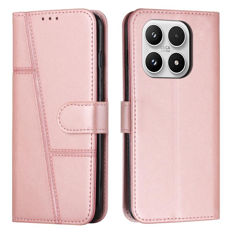 Stitching Calf Texture Buckle Leather Phone Case, For Xiaomi 17 Ultra, For Xiaomi 17 Pro Max, For Xiaomi 17 Pro, For Xiaomi 17, For Xiaomi Poco M7 4G 169mm, For Xiaomi 15T Pro, For Xiaomi 15T, For Xiaomi Poco F7