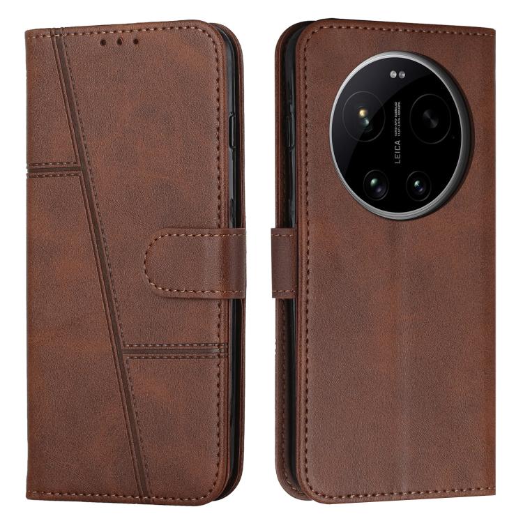 Stitching Calf Texture Buckle Leather Phone Case, For Xiaomi Poco C95 Pro, For Xiaomi 17 Ultra, For Xiaomi 17 Pro Max, For Xiaomi 17 Pro, For Xiaomi 17, For Xiaomi Poco M7 4G 169mm, For Xiaomi 15T Pro, For Xiaomi 15T