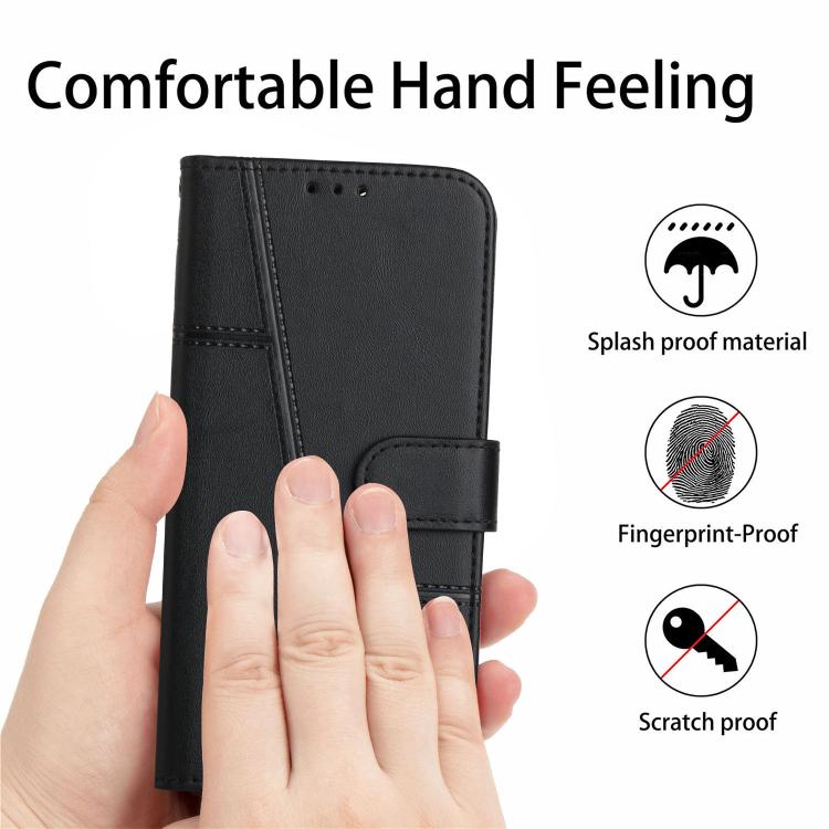Stitching Calf Texture Buckle Leather Phone Case, For Xiaomi Poco C95 Pro, For Xiaomi 17 Ultra, For Xiaomi 17 Pro Max, For Xiaomi 17 Pro, For Xiaomi 17, For Xiaomi Poco M7 4G 169mm, For Xiaomi 15T Pro, For Xiaomi 15T