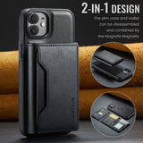 MAGKING K2 Series MagSafe RFID Card Bag Detachable Phone Case, For iPhone 12 / 12 Pro, For iPhone 12 Pro Max
