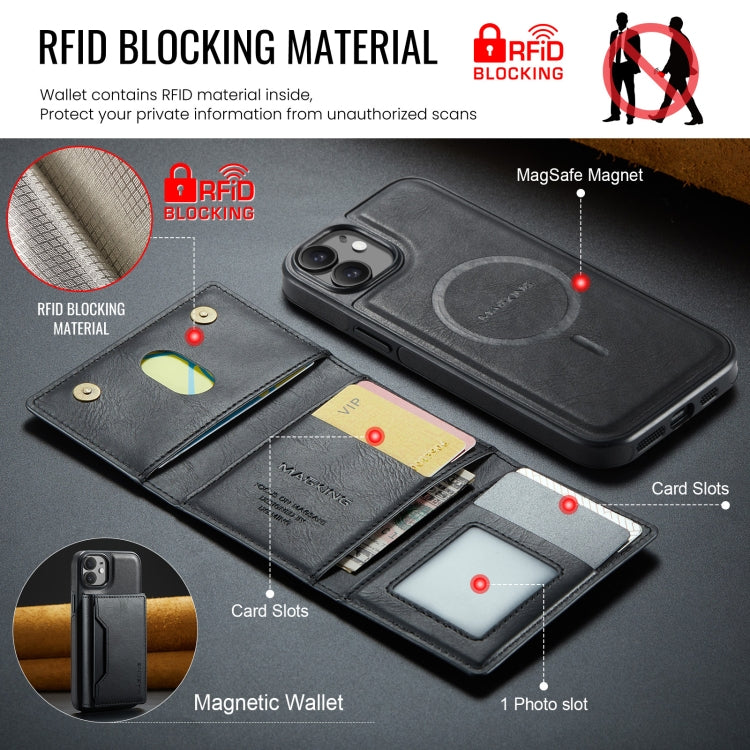 MAGKING K2 Series MagSafe RFID Card Bag Detachable Phone Case, For iPhone 12 / 12 Pro, For iPhone 12 Pro Max