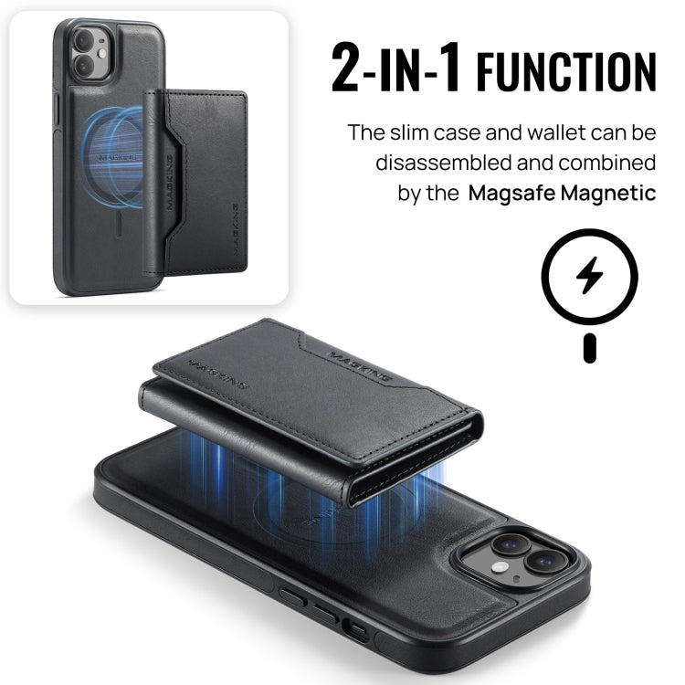 MAGKING K2 Series MagSafe RFID Card Bag Detachable Phone Case, For iPhone 12 / 12 Pro, For iPhone 12 Pro Max