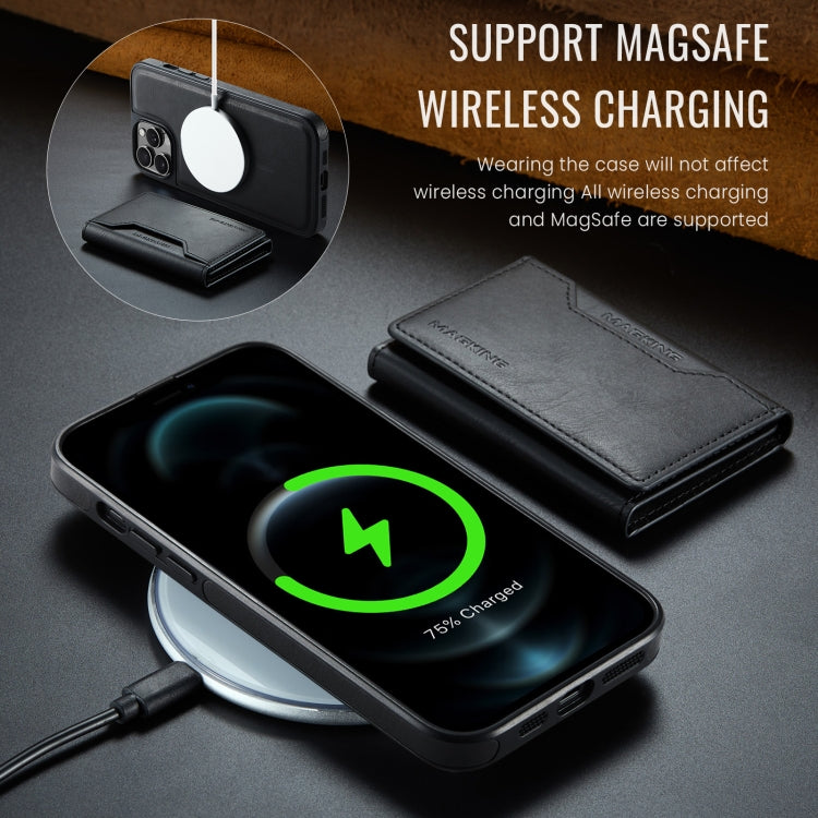 MAGKING K2 Series MagSafe RFID Card Bag Detachable Phone Case, For iPhone 12 Pro Max