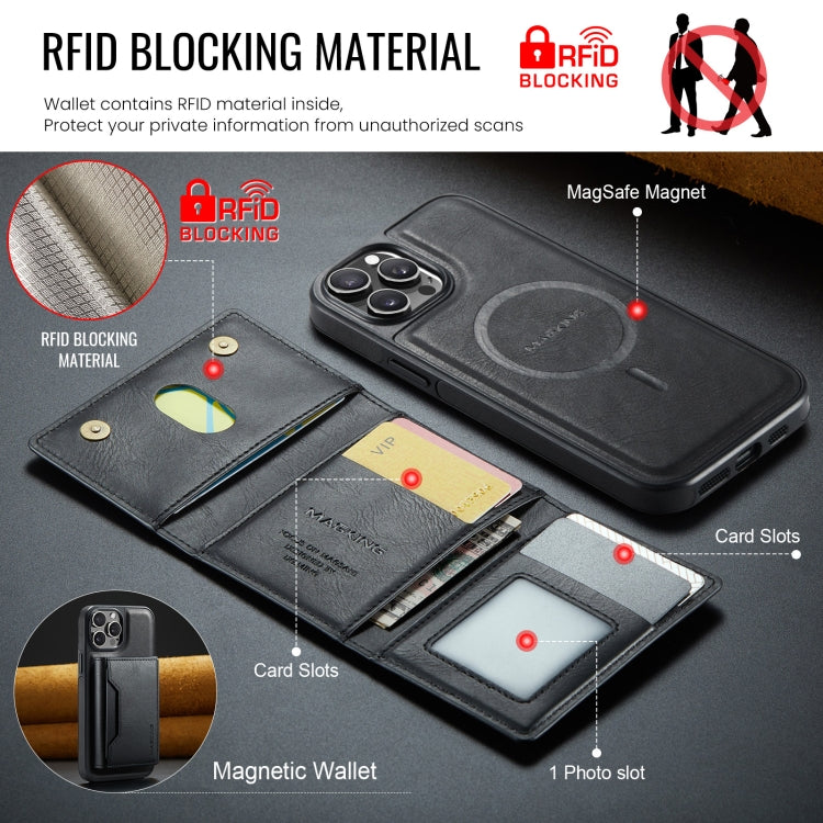 MAGKING K2 Series MagSafe RFID Card Bag Detachable Phone Case, For iPhone 12 Pro Max