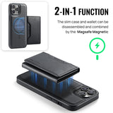 MAGKING K2 Series MagSafe RFID Card Bag Detachable Phone Case, For iPhone 12 Pro Max
