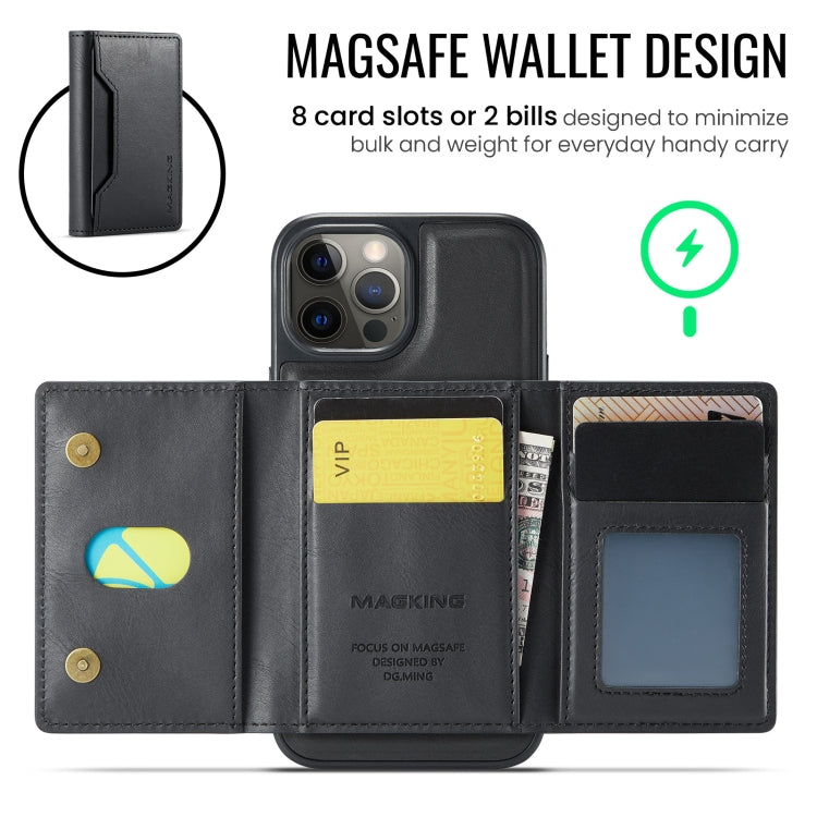 MAGKING K2 Series MagSafe RFID Card Bag Detachable Phone Case, For iPhone 12 Pro Max