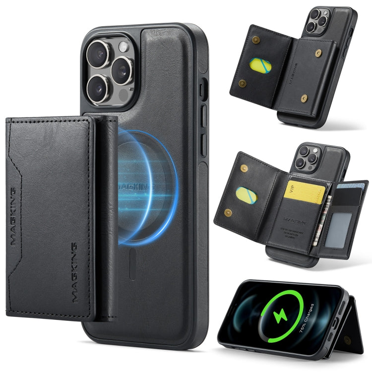 MAGKING K2 Series MagSafe RFID Card Bag Detachable Phone Case, For iPhone 12 / 12 Pro, For iPhone 12 Pro Max