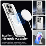 Candy Magsafe PC Hybrid TPU Phone Case, For Xiaomi 14T Pro, For Xiaomi 14T, For Xiaomi Poco M6 4G, For Xiaomi Poco M6 Plus, For Xiaomi 14 Civi, For Xiaomi Poco F6 5G