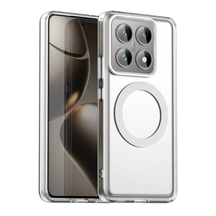 Candy Magsafe PC Hybrid TPU Phone Case, For Xiaomi 14T Pro, For Xiaomi 14T, For Xiaomi Poco M6 4G, For Xiaomi Poco M6 Plus, For Xiaomi 14 Civi, For Xiaomi Poco F6 5G