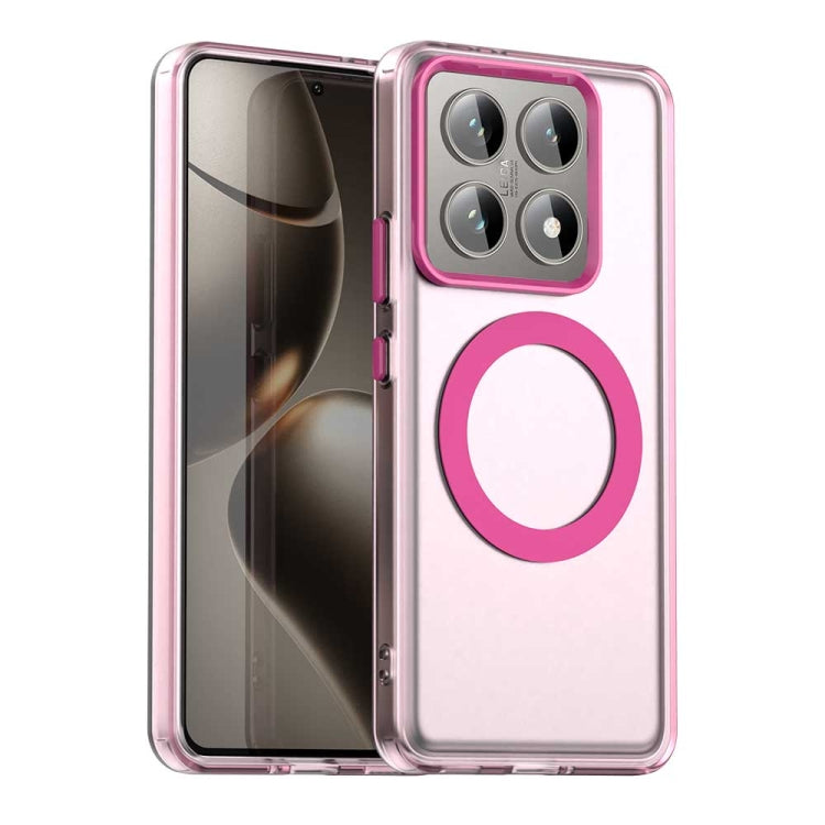 Candy Magsafe PC Hybrid TPU Phone Case, For Xiaomi 14T Pro, For Xiaomi 14T, For Xiaomi Poco M6 4G, For Xiaomi Poco M6 Plus, For Xiaomi 14 Civi, For Xiaomi Poco F6 5G