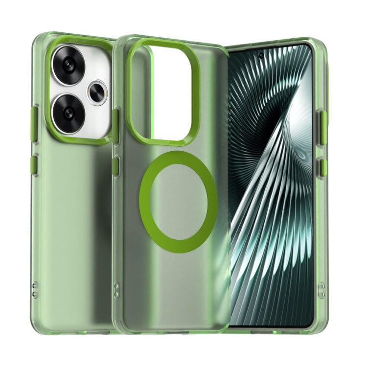Candy Magsafe PC Hybrid TPU Phone Case, For Xiaomi 14T Pro, For Xiaomi 14T, For Xiaomi Poco M6 4G, For Xiaomi Poco M6 Plus, For Xiaomi 14 Civi, For Xiaomi Poco F6 5G