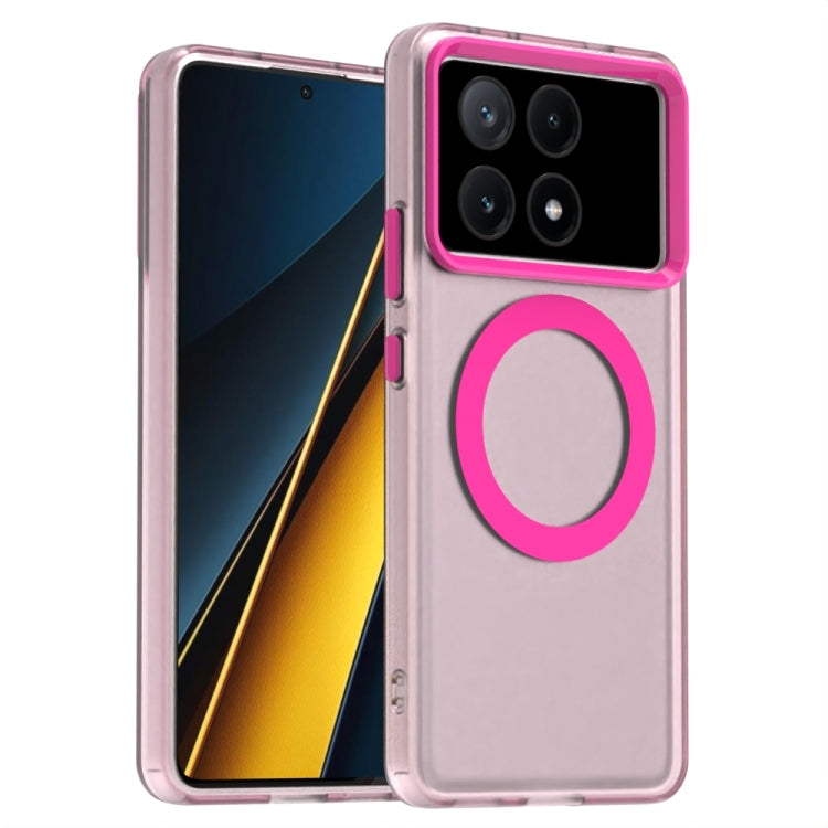 Candy Magsafe PC Hybrid TPU Phone Case, For Xiaomi Poco X6 Pro 5G, For Xiaomi Poco X6 5G, For Xiaomi 14 Ultra, For Xiaomi Poco C65, For Xiaomi 14 Pro, For Xiaomi 14