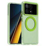 Candy Magsafe PC Hybrid TPU Phone Case, For Xiaomi Poco X6 Pro 5G, For Xiaomi Poco X6 5G, For Xiaomi 14 Ultra, For Xiaomi Poco C65, For Xiaomi 14 Pro, For Xiaomi 14