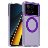 Candy Magsafe PC Hybrid TPU Phone Case, For Xiaomi Poco X6 Pro 5G, For Xiaomi Poco X6 5G, For Xiaomi 14 Ultra, For Xiaomi Poco C65, For Xiaomi 14 Pro, For Xiaomi 14
