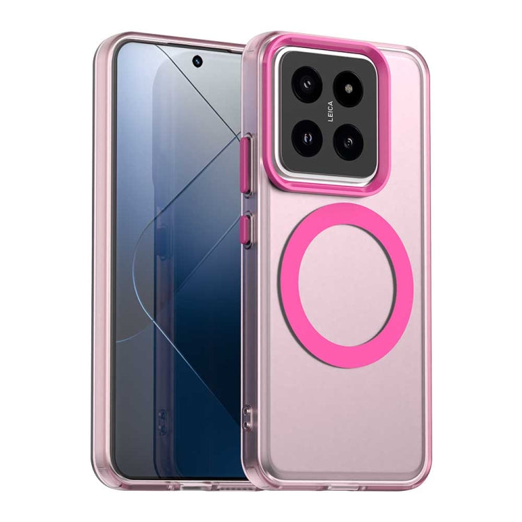 Candy Magsafe PC Hybrid TPU Phone Case, For Xiaomi Poco X6 Pro 5G, For Xiaomi Poco X6 5G, For Xiaomi 14 Ultra, For Xiaomi Poco C65, For Xiaomi 14 Pro, For Xiaomi 14