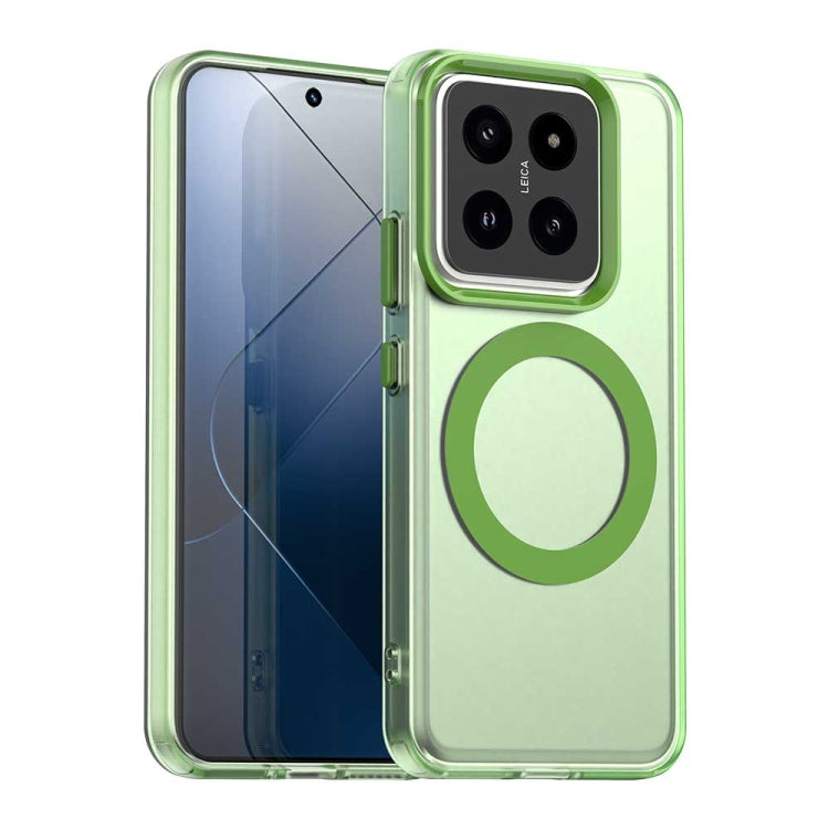 Candy Magsafe PC Hybrid TPU Phone Case, For Xiaomi Poco X6 Pro 5G, For Xiaomi Poco X6 5G, For Xiaomi 14 Ultra, For Xiaomi Poco C65, For Xiaomi 14 Pro, For Xiaomi 14