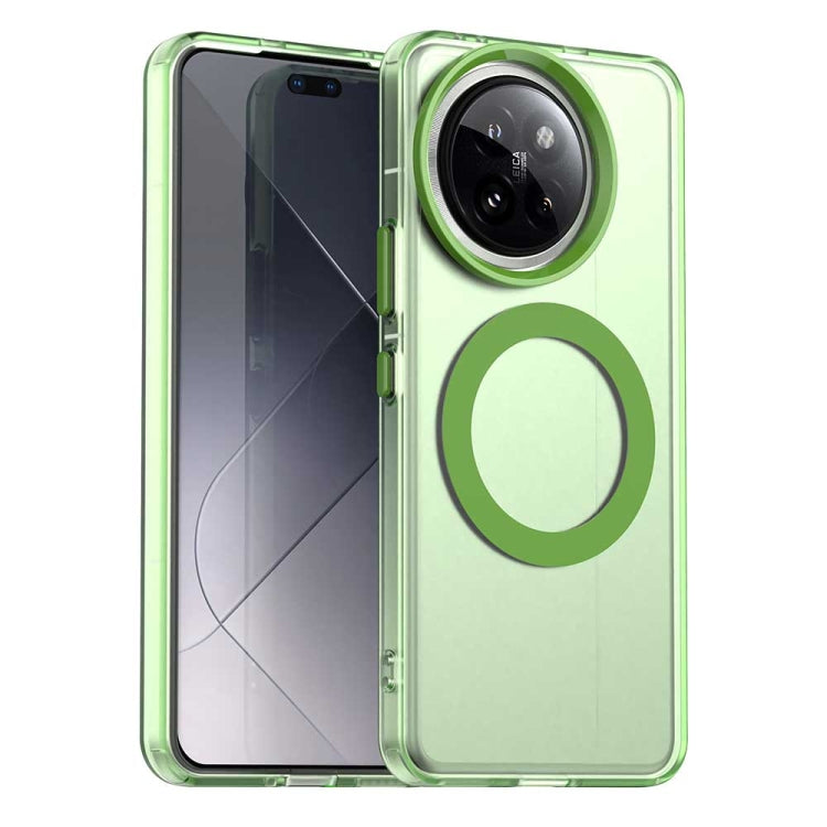 Candy Magsafe PC Hybrid TPU Phone Case, For Xiaomi 14T Pro, For Xiaomi 14T, For Xiaomi Poco M6 4G, For Xiaomi Poco M6 Plus, For Xiaomi 14 Civi, For Xiaomi Poco F6 5G